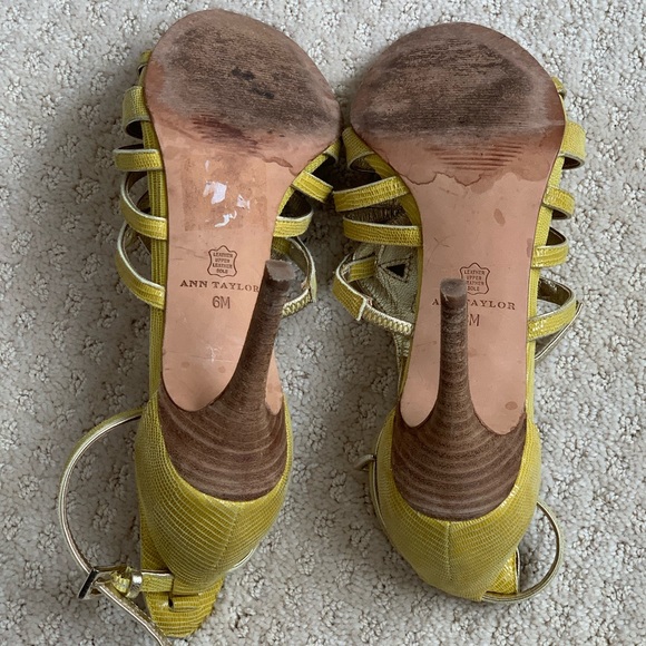 Elegant ANN TAYLOR Woven Heels - Picture 9 of 14